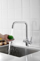 Смеситель для кухни BELZ B76802 хром