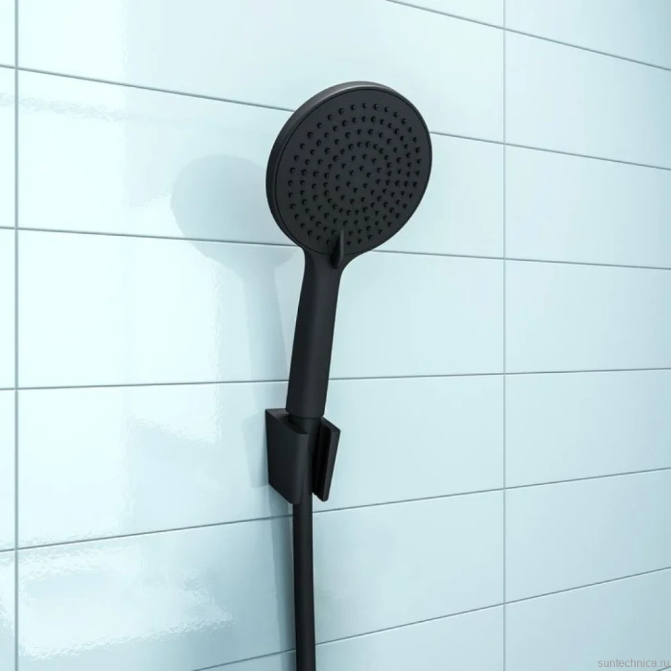 Душевая лейка IDDIS Optima Home OPH3F0Bi18 черная матовая