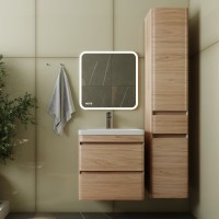 Мебель для ванной комнаты Style Line Атлантика 60 Люкс Plus, подвесная, ясень перламутр
