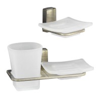 Набор Стакан Wasserkraft Exter K-5226 + Мыльница K-5229 Набор Стакан Wasserkraft Exter K-5226 + Мыльница K-5229