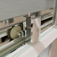 Душевой уголок RGW Passage PA-14+110 см (158-162)x110x195 профиль хром, стекло прозрачное