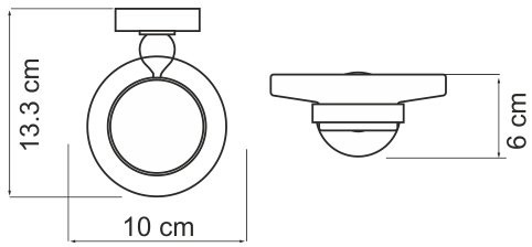 Набор Стакан Wasserkraft Diemel K-2228 + Мыльница K-2229