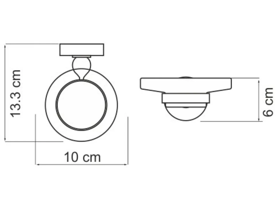 Набор Стакан Wasserkraft Diemel K-2228 + Мыльница K-2229
