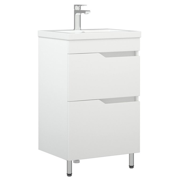 Тумба с раковиной Corozo Теона Z2 50 белая