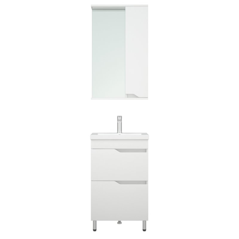 Тумба с раковиной Corozo Теона Z2 50 белая