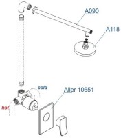 Душевой комплект Wasserkraft A12118