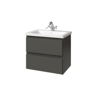 Тумба под раковину без столешницы Caprigo Forte 65 подвесная, графит