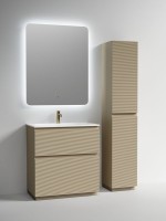 Мебель для ванной комнаты Sancos Folk Floor 80 напольная, капучино, раковина CN7012