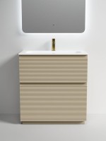 Мебель для ванной комнаты Sancos Folk Floor 80 напольная, капучино, раковина CN7012