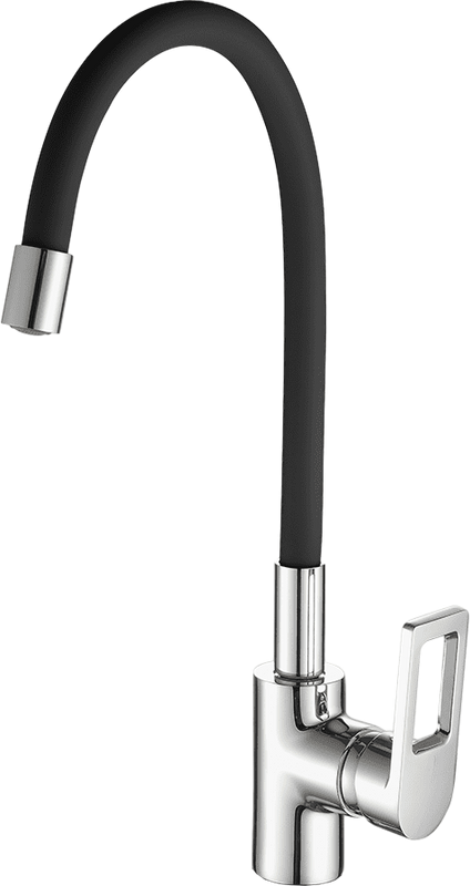 Смеситель для кухни Fashun A4253+B04 хром, черный