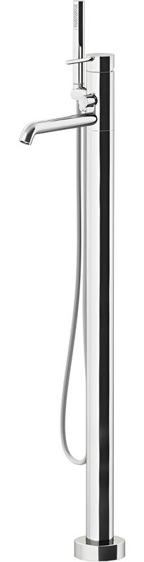 Напольный смеситель для ванны с душем Gattoni Circle Two 9108/91C0 хром