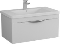 Мебель для ванной комнаты Owl 1975 Sjel подвесная, белый лак, 80