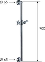 Душевая штанга Remer 319L