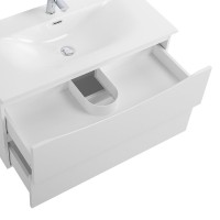 Мебель для ванной комнаты BelBagno Marino-cer-n 80 подвесная, bianco lucido