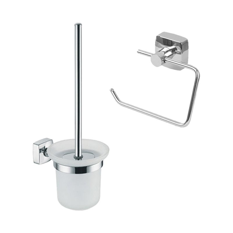 Набор Держатель Fixsen Kvadro 61310A + Ершик 61313