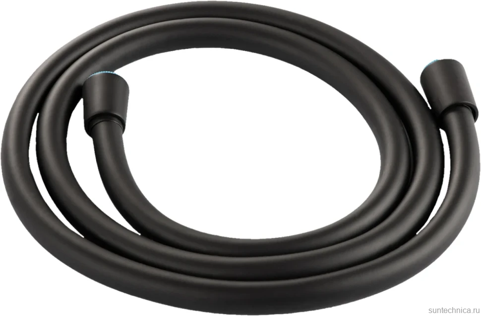 Душевой шланг Wasserkraft Elbe 7400 A242 150 см, черный матовый