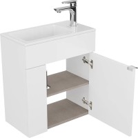 Тумба под раковину KERAMA MARAZZI Lato 50 подвесная, белая