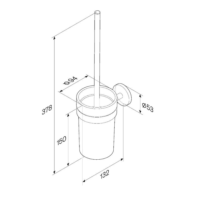 Набор Держатель AM.PM X-Joy A8434122 + Ершик A85A33322