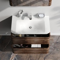 Тумба под раковину без столешницы AM.PM Sensation 80 подвесная, орех