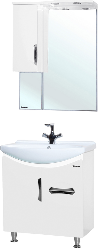Мебель для ванной комнаты Bellezza Лагуна 65 с ящиком, белая