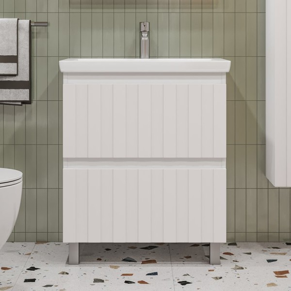 Тумба под раковину без столешницы Vigo Finlay 70 белая