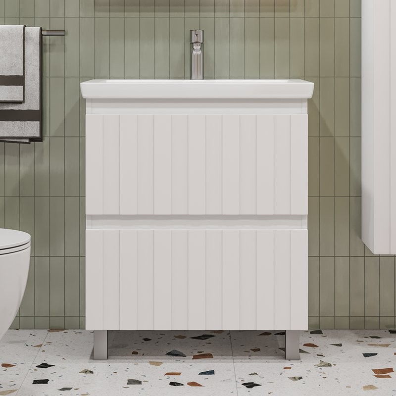 Тумба под раковину без столешницы Vigo Finlay 70 белая