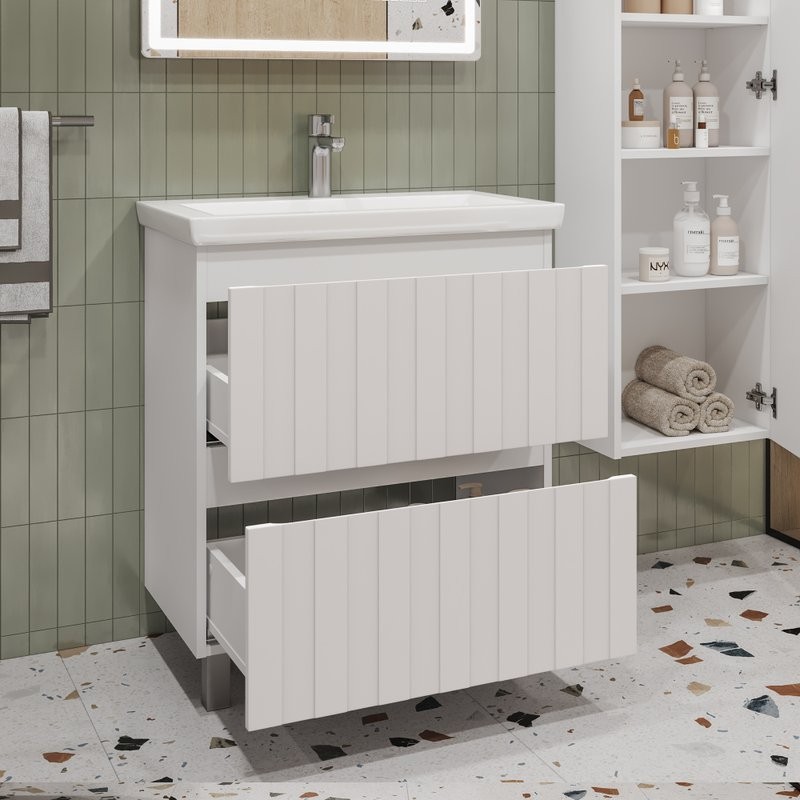 Тумба под раковину без столешницы Vigo Finlay 70 белая