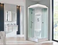 Душевая кабина Royal Bath HP RB 90HP6-WT с низким поддоном, с сиденьем