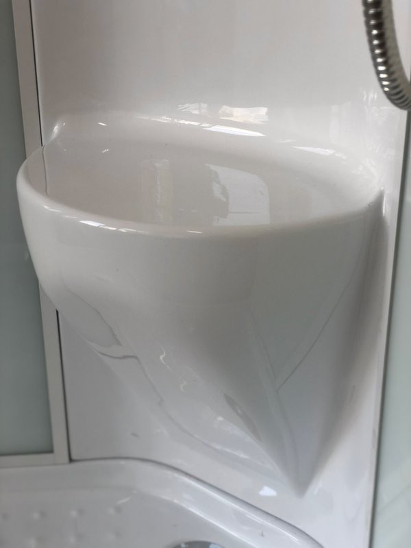 Душевая кабина Royal Bath HP RB 90HP6-WT с низким поддоном, с сиденьем