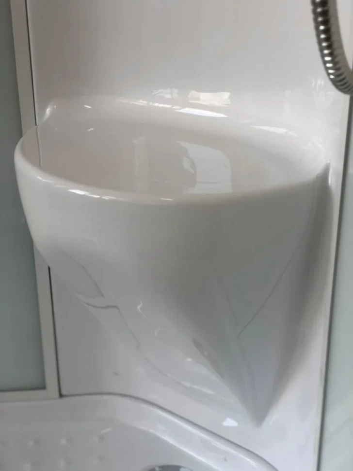 Душевая кабина Royal Bath HP RB 90HP6-WT с низким поддоном, с сиденьем