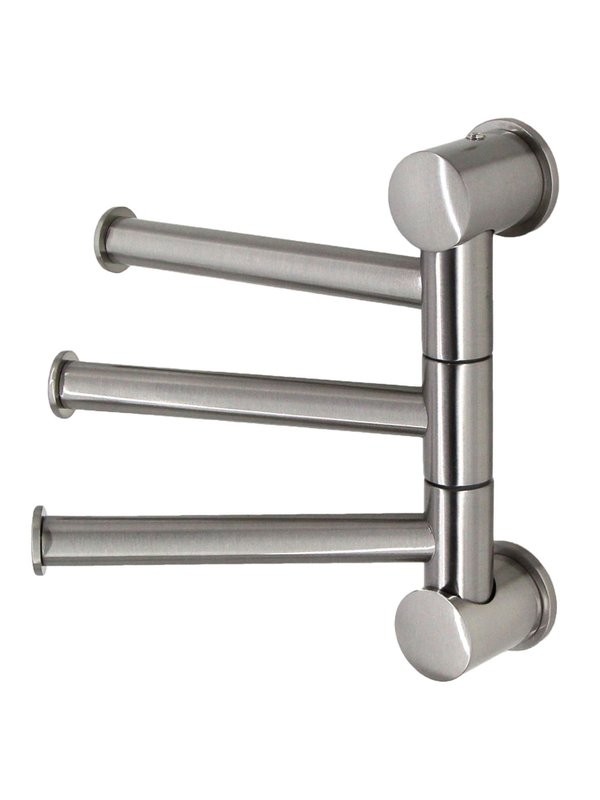 Держатель для полотенец Wasserkraft Tauber 1053N никель, на шурупах, поворотный