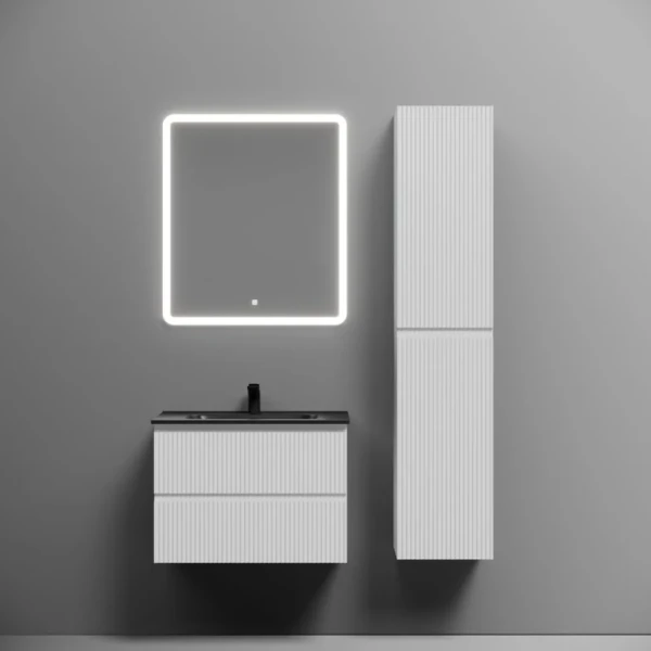 Мебель для ванной комнаты Sancos Snob R 70 bianco, раковина CN7007MB