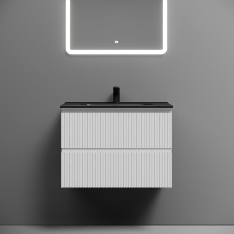 Мебель для ванной комнаты Sancos Snob R 70 bianco, раковина CN7007MB