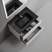 Мебель для ванной комнаты Sancos Snob R 70 bianco, раковина CN7007MB