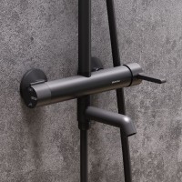 Душевая стойка Damixa Scandinavian Pure 936740300 черный матовый