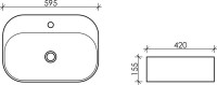 Накладная раковина Ceramicanova Element CN5012