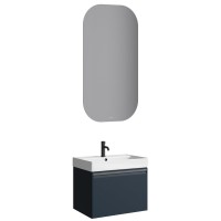 Мебель для ванной комнаты Aqwella Pure 65 серая