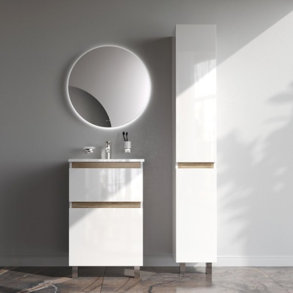 Мебель для ванной комнаты AM.PM X-Joy 55 напольная, белый глянец