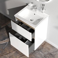 Мебель для ванной комнаты AM.PM X-Joy 55 напольная, белый глянец