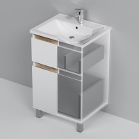 Мебель для ванной комнаты AM.PM X-Joy 55 напольная, белый глянец