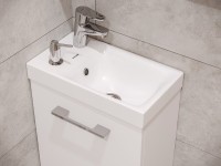 Тумба с раковиной Cersanit Лара (Lara) 40 со смесителем, сифоном, дозатором