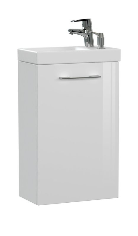 Тумба с раковиной Cersanit Лара (Lara) 40 со смесителем, сифоном, дозатором