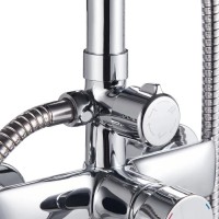 Душевая стойка Milardo Stripe STRSB1FM06