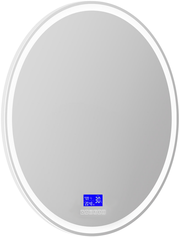 Зеркало круглое BelBagno SPC-RNG-800-LED-TCH-RAD с bluetooth, термометром и радио