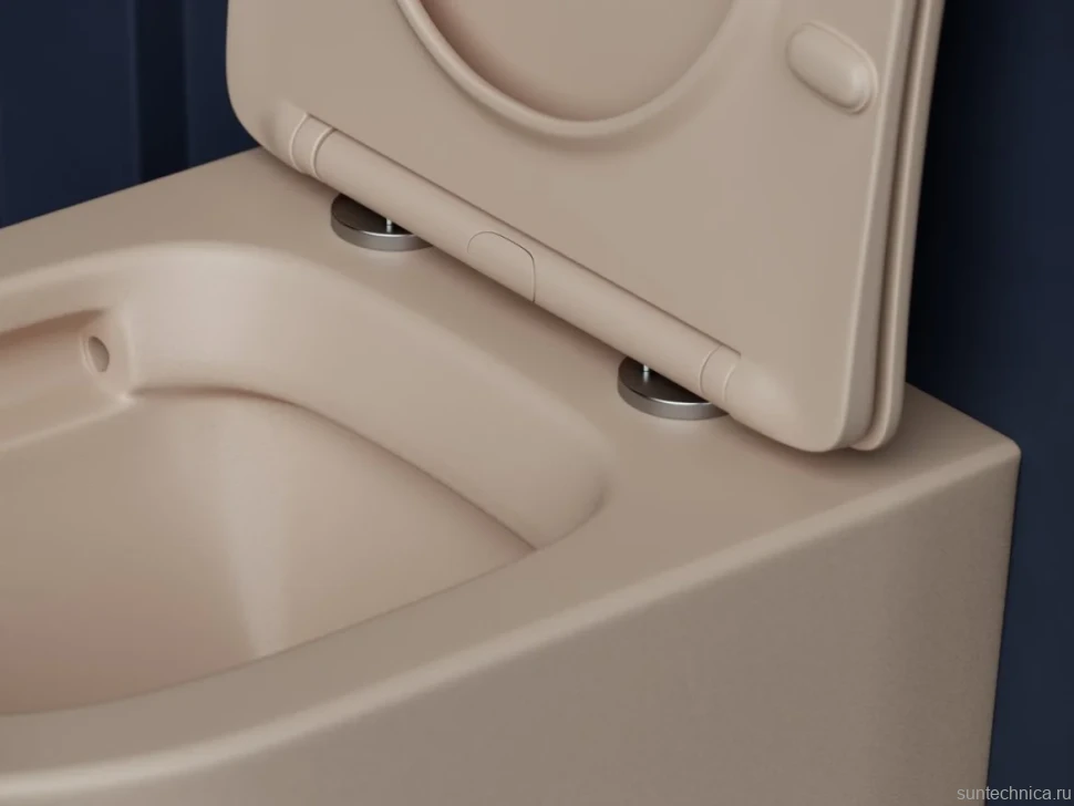 Комплект Унитаз подвесной Ceramicanova Balearica Rimless CN6000MC капучино матовый + Звукоизоляция Grohe + Инсталляция Solido 38811KF0 3 в 1 с кнопкой смыва