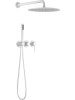 Душевой комплект Timo Saona SX-2349/16SM С ВНУТРЕННЕЙ ЧАСТЬЮ, матовый белый