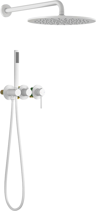 Душевой комплект Timo Saona SX-2349/16SM С ВНУТРЕННЕЙ ЧАСТЬЮ, матовый белый