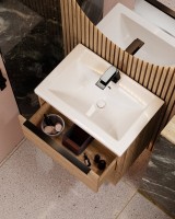 Мебель для ванной комнаты La Fenice Tesoro 60 дуб канзас коричневый