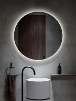 Зеркало круглое Alavann Rondo 90 с подсветкой, с антизапотеванием