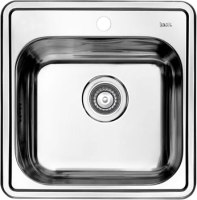 Комплект Мойка IDDIS Strit STR48P0i77S с сифоном + Смеситель Acros ACRSB00i05 хром